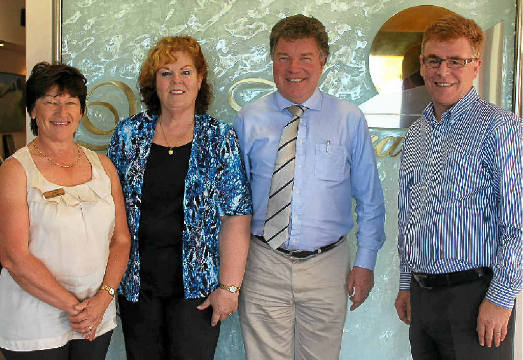 NEW HORIZONS: Carramar director of care Ann Bourke, board chair Barbara Marsden, Churches of Christ Care CEO Dean Phelan and board chair Gary Edwards will take Carramar into a transition phase before a change of management. NEW HORIZONS: Carramar director of care Ann Bourke, board chair Barbara Marsden, Churches of Christ Care CEO Dean Phelan and board chair Gary Edwards will take Carramar into a transition phase before a change of management.